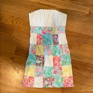 Lilly Pulitzer strapless dress